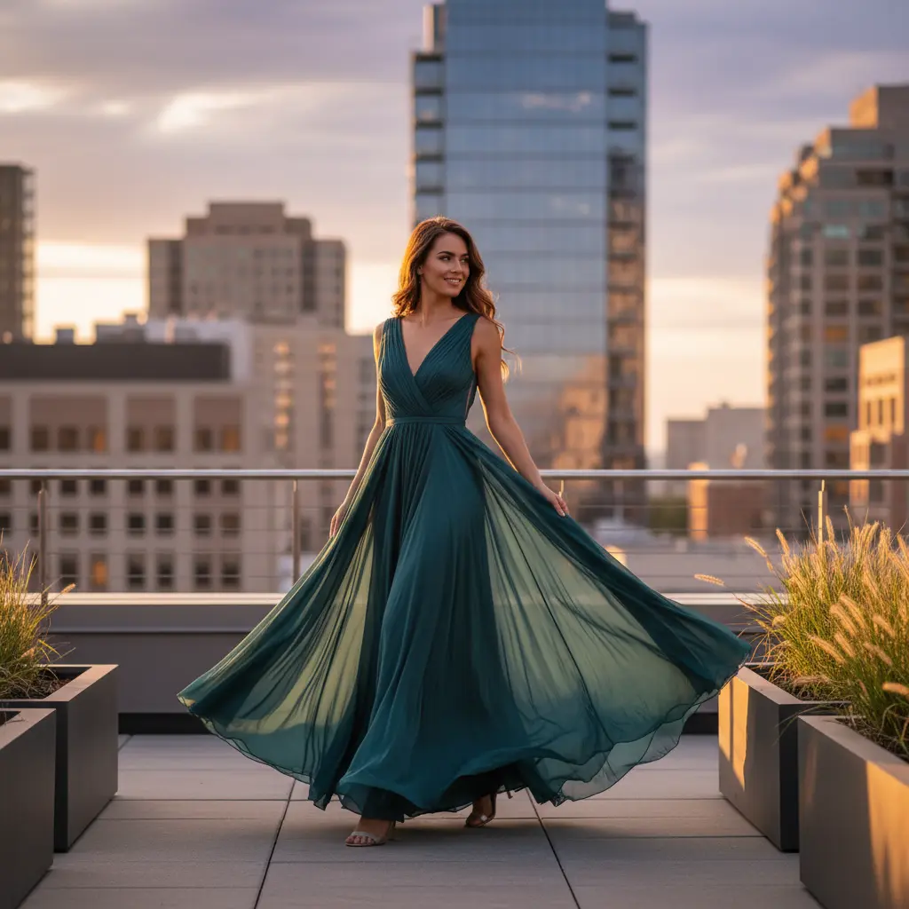Diverse models in a softly lit fashion studio showcasing inclusive, digital-first fashion visuals